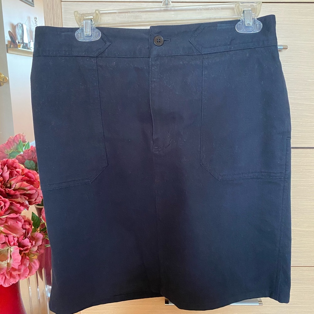 Lauren Ralph Lauren Black Mini Pencil Skirt! Sz 10